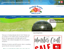 Tablet Screenshot of nbbowls.com.au